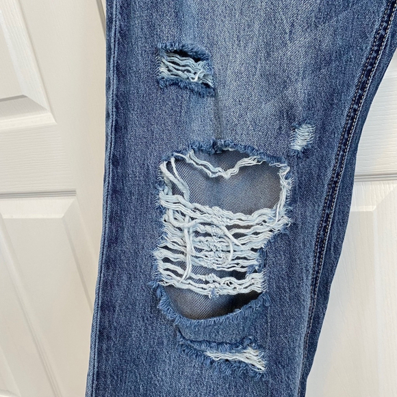 Grace & Lace Jeans Women’s 10 Blue RN#142473 Destroyed High Rise - Picture 7 of 16